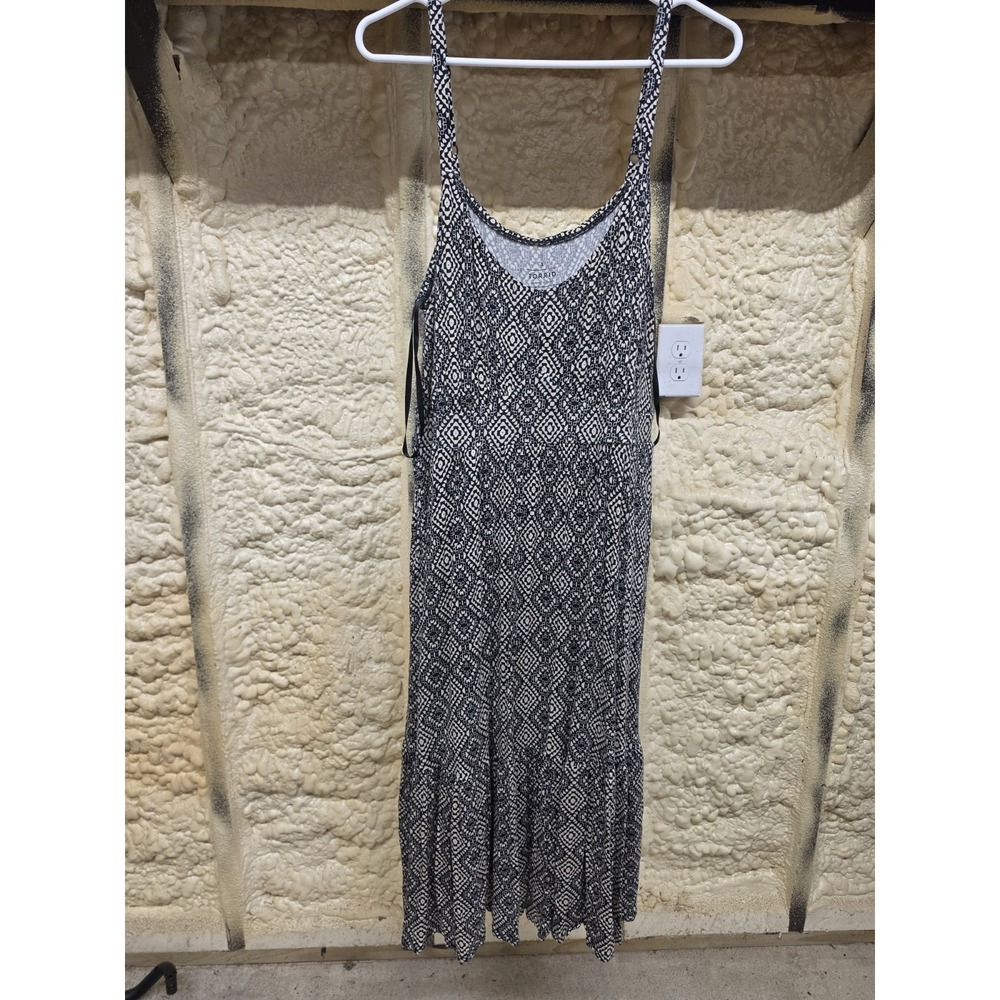 Torrid 3X Midi Super Soft Tiered Tribal Print Sun Dress - Picture 3 of 6